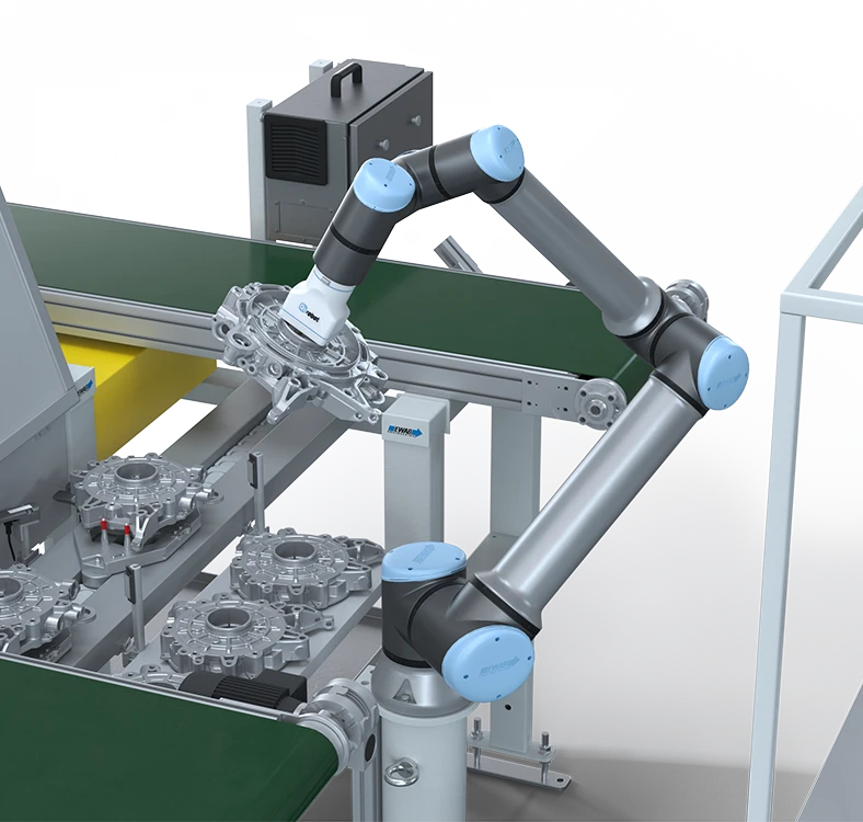 Cobot and conveyor