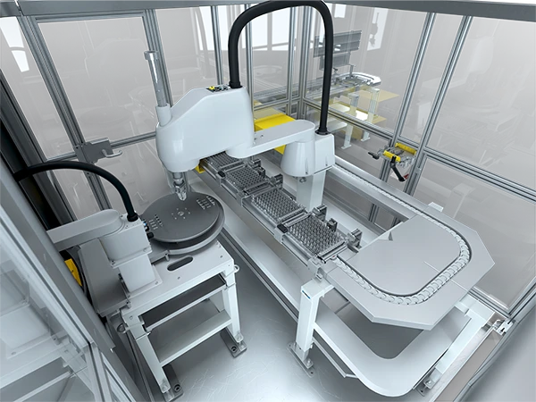 Scara robot for small parts