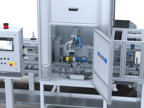 Laser marking station
