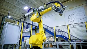 Robot Fanuc nell'officina EWAB